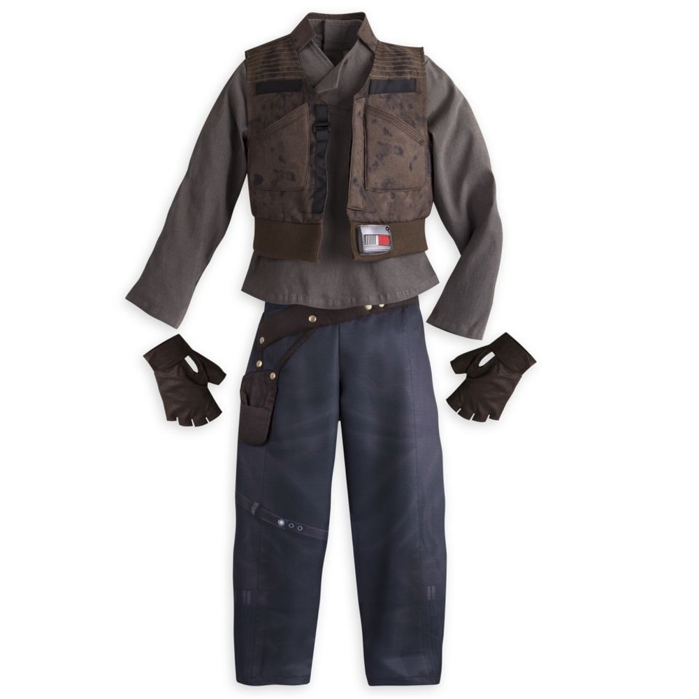 Disney Store Star Wars Rogue One Jyn Erso Costume Girls Kids Size 9/10